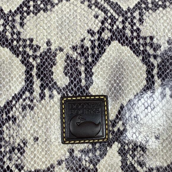 Dooney & Bourke Python Print Sloan Hobo Satchel Bag – NWT - Picture 5 of 11